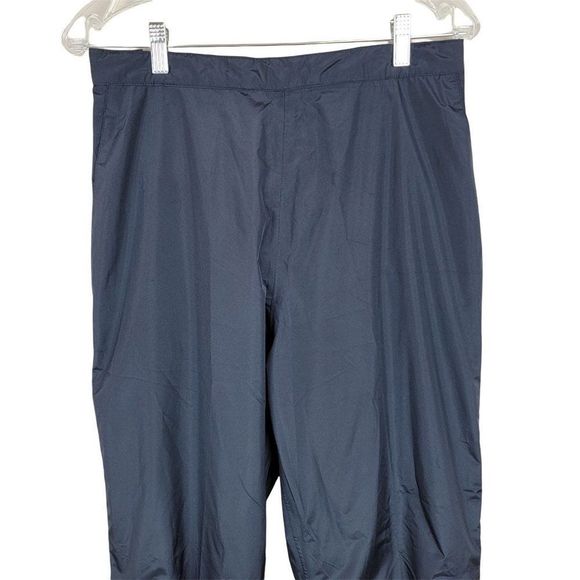 Pro Quip Black Elastic Band Adjustable Waist Zipper Leg Tracking Pants Size M - Picture 3 of 11